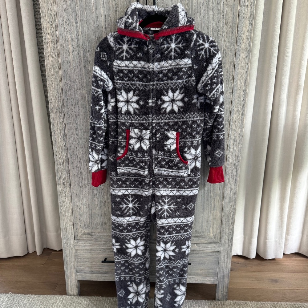 Pajamagram Nordic Fleece Hoodie Pajamas Unisex